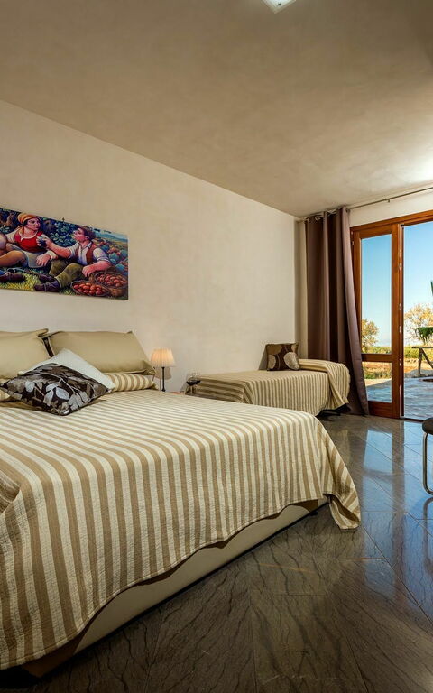 Villa Le Muse: chambre à coucher