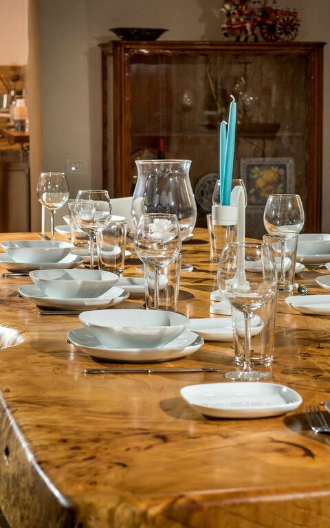 Villa Le Muse: Salle à manger, Salon