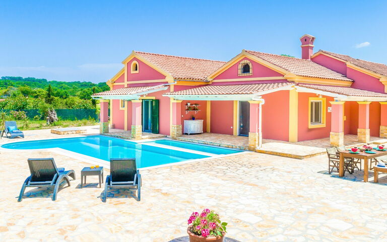 Beach Villa Joanna: bassin, Extérieur, Jardin