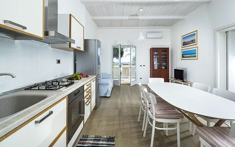 Logement Morgana: Cuisine, Salle à manger