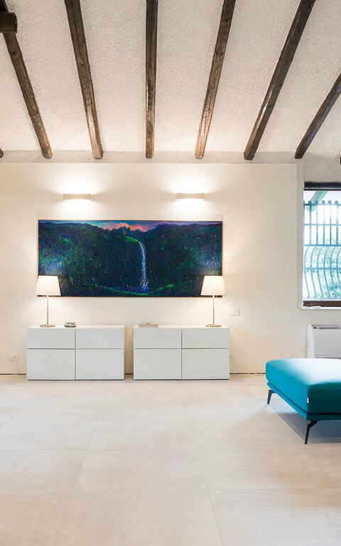 Blu Moon: Salle commune, Salon