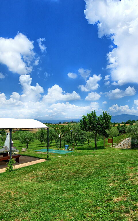 Villa Farneta: Jardin