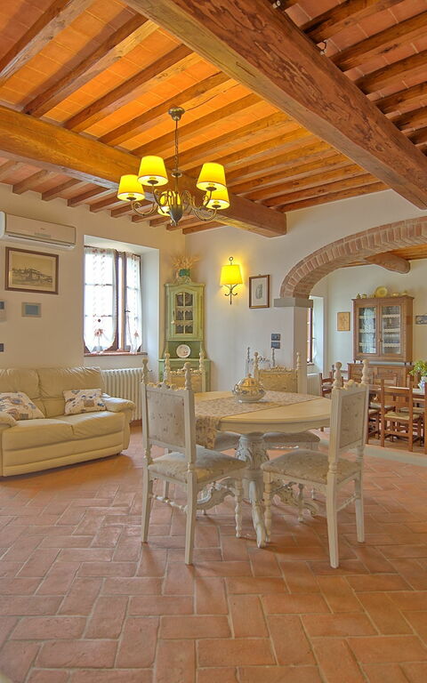 Villa Farneta: Cuisine, Salle à manger