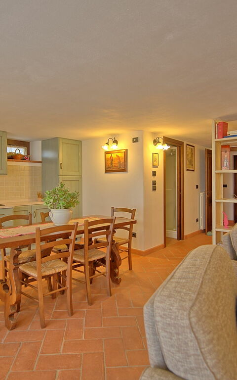 Villa Farneta: Cuisine, Salle à manger, Salon