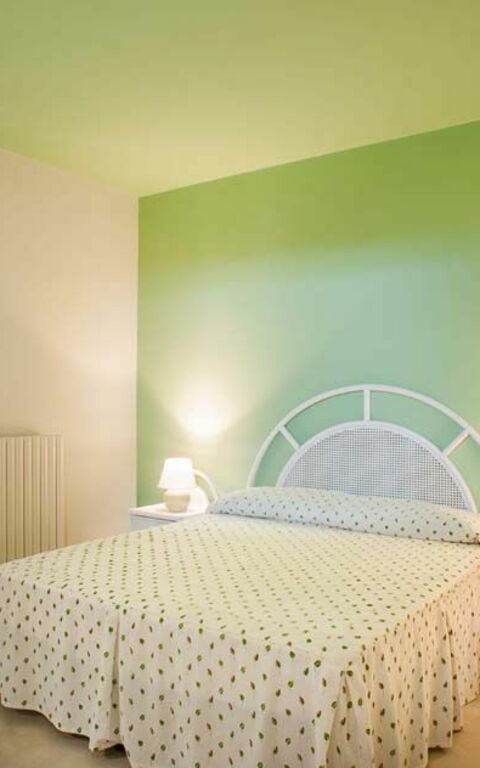 Villa Vendicari: chambre à coucher