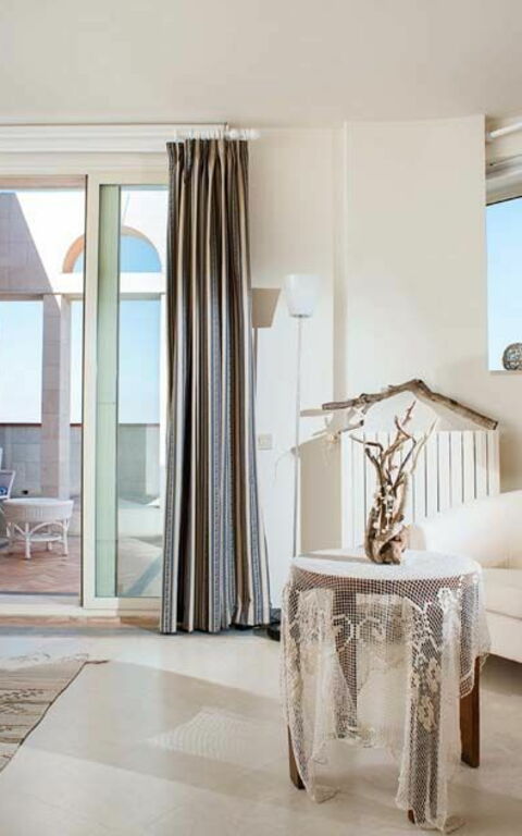 Villa Vendicari: chambre à coucher