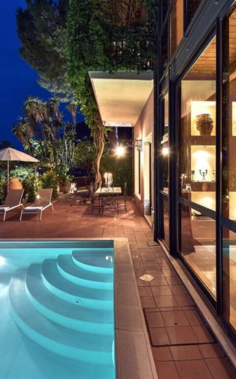 Villa La Boheme: bassin, Été, Extérieurs