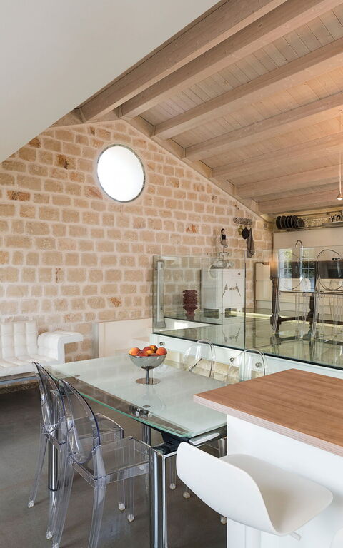 Villa Luna: Cuisine, Salon