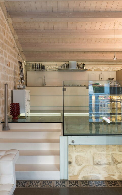 Villa Luna: Cuisine, Salon