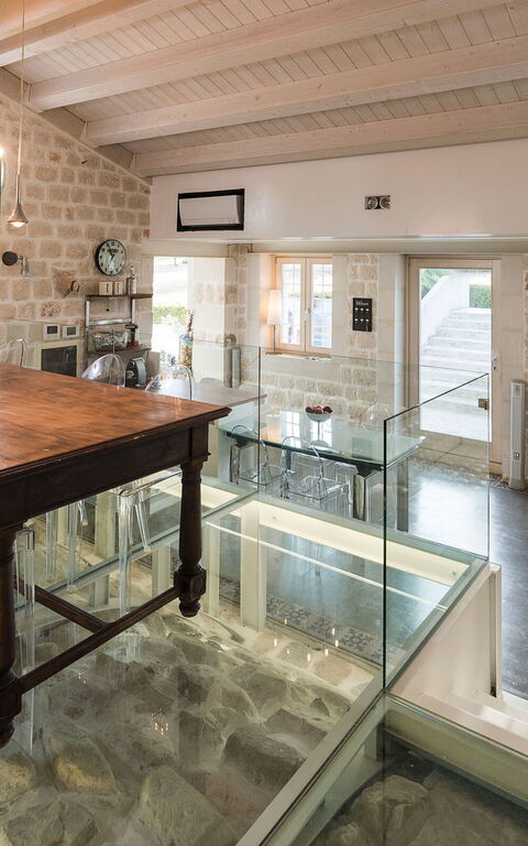 Villa Luna: Cuisine, Salon