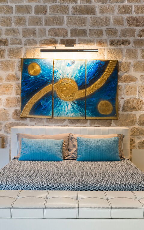 Villa Luna: chambre à coucher