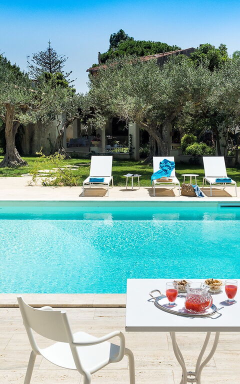 Villa San Ciro: bassin, Été, Extérieur, Jardin