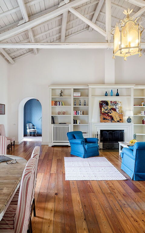 Villa La Capinera: Salle à manger, Salon