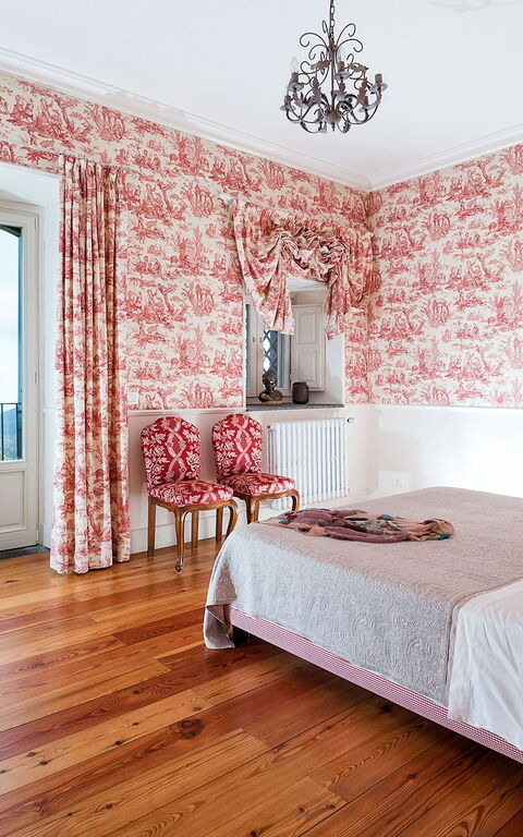 Villa La Capinera: chambre à coucher