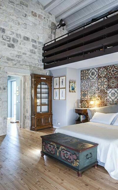 Villa Casi o Cantu: chambre à coucher