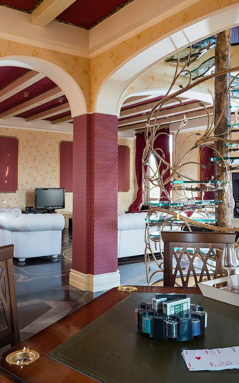 Villa Drago Spa: Salle à manger, Salon