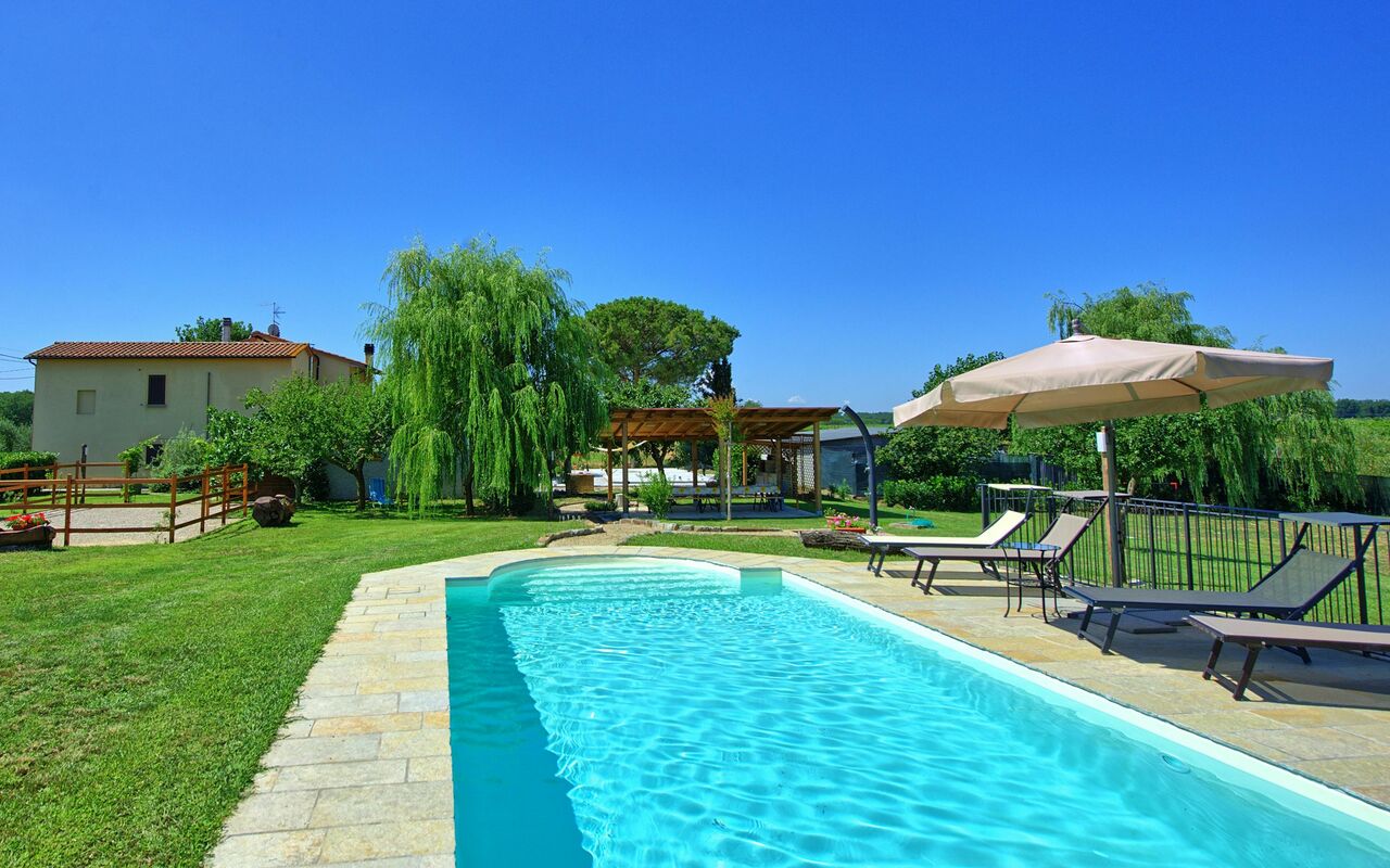 Casa Violina: bassin, Jardin