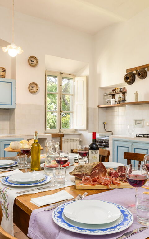 Villa Cangeli: Cuisine, Salle à manger