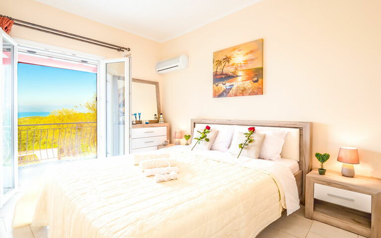 Villa Giador: chambre à coucher