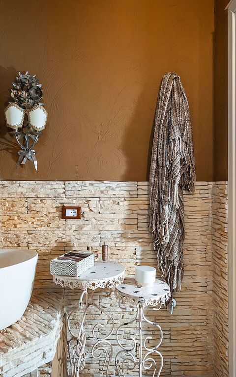 Villa Pigna Bianca: Salle de bain