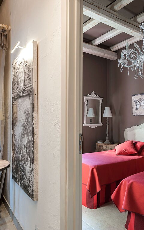 Villa Pigna Bianca: chambre à coucher