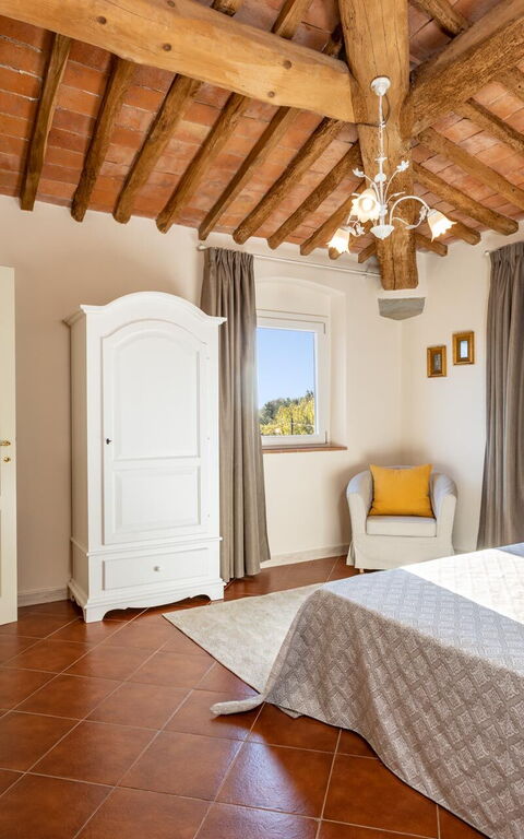 Villa Bonriposo: chambre à coucher