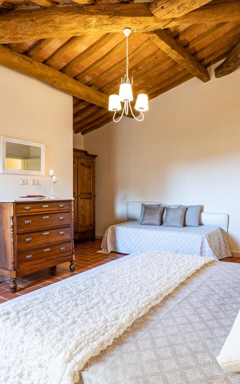 Villa Bonriposo: chambre à coucher