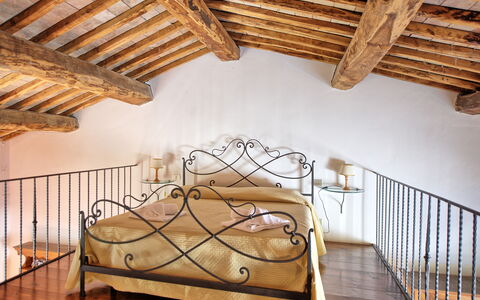 Logement Fienile: chambre à coucher