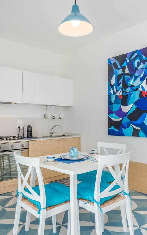 Villa Infinity: Cuisine, Salle à manger, Salon