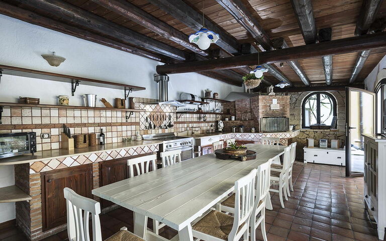Villa Carolina: Cuisine, Salle à manger