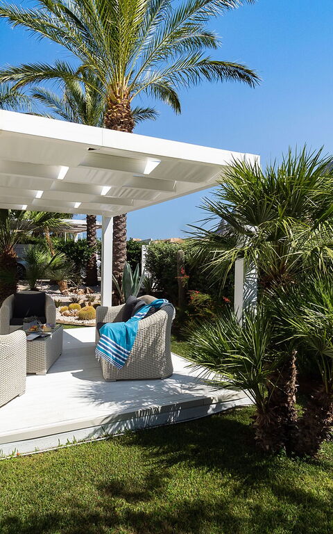 Villa Bellini: Balcon / Terrasse / Patio, bassin, Jardin