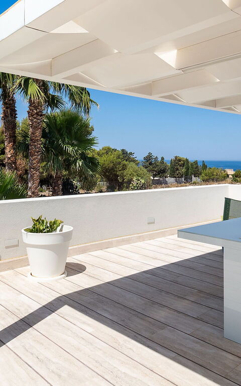 Villa Bellini: Balcon / Terrasse / Patio