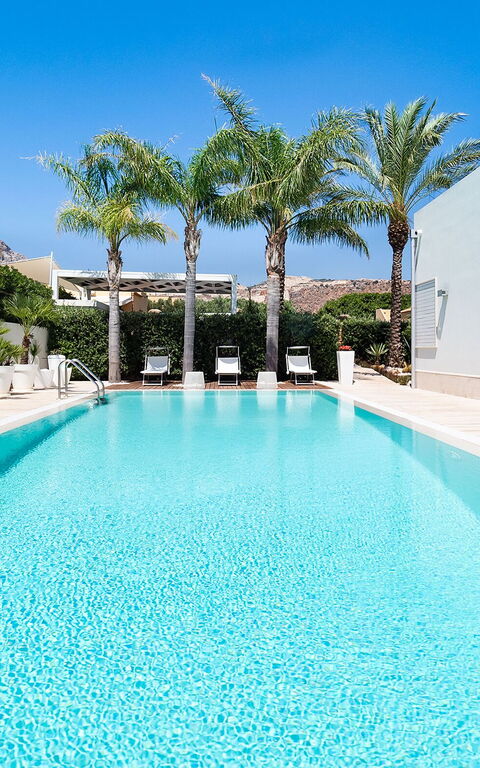 Villa Bellini: bassin, Jardin