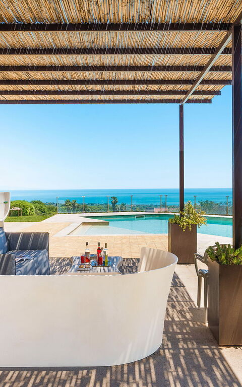 Villa Torre Etnea: Balcon / Terrasse / Patio, bassin, Extérieur, Extérieurs, Jardin