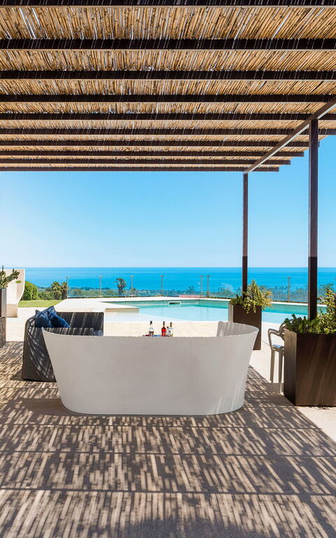 Villa Torre Etnea: Balcon / Terrasse / Patio, bassin, Extérieur, Extérieurs