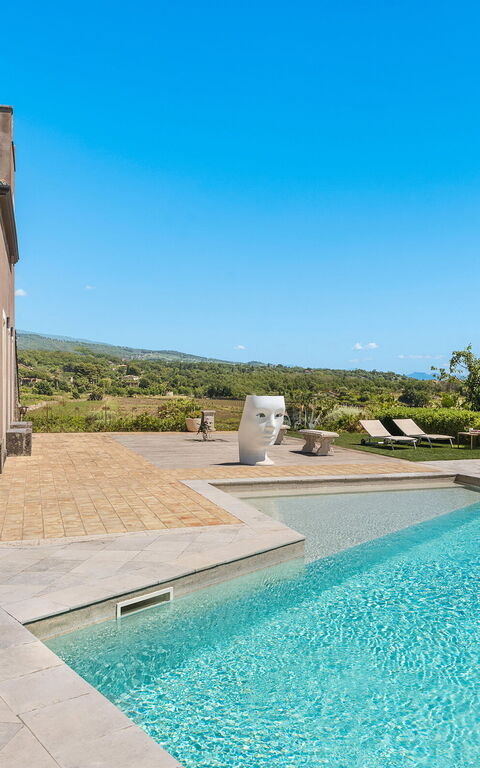 Villa Torre Etnea: bassin, Extérieur, Extérieurs