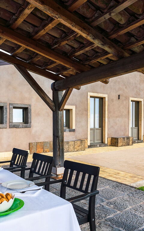 Villa Torre Etnea: Balcon / Terrasse / Patio