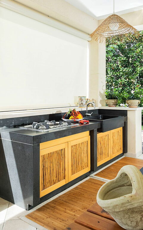 Villa La Plage: Cuisine, Installations