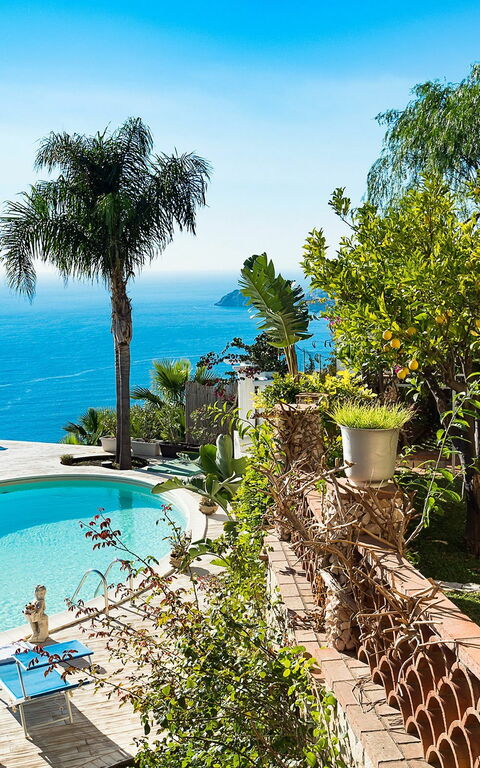 Villa Luce: bassin, Jardin