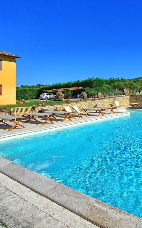 Villa Il Caggio: bassin, Entrée principale, Extérieur, Extérieurs