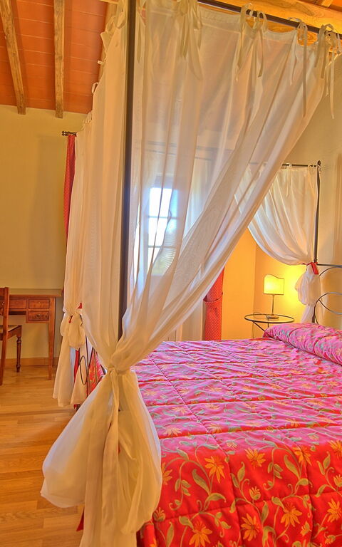 Villa Il Caggio: chambre à coucher