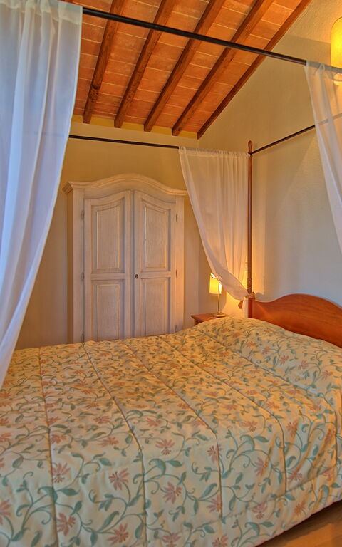 Villa Il Caggio: chambre à coucher
