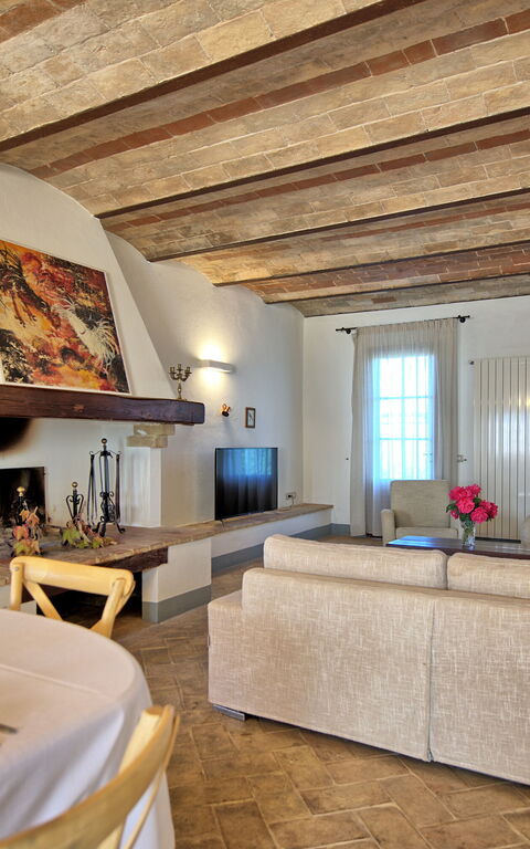 Villa Il Caggio: Salle à manger, Salon