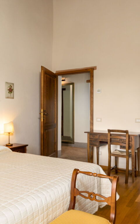 Villa Il Caggio: chambre à coucher