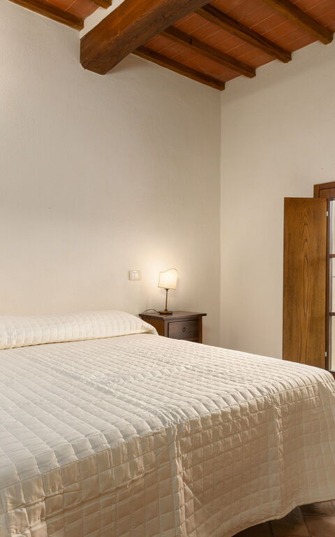 Villa Il Caggio: chambre à coucher