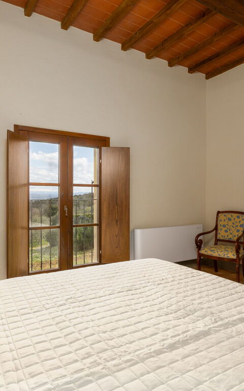 Villa Il Caggio: chambre à coucher