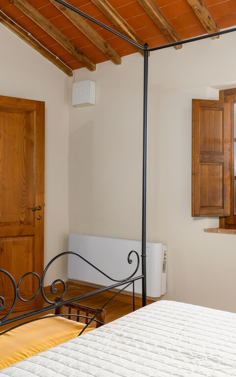 Villa Il Caggio: chambre à coucher