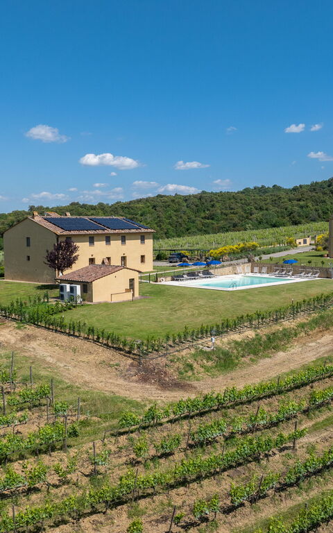 Villa Il Caggio: bassin, Vues