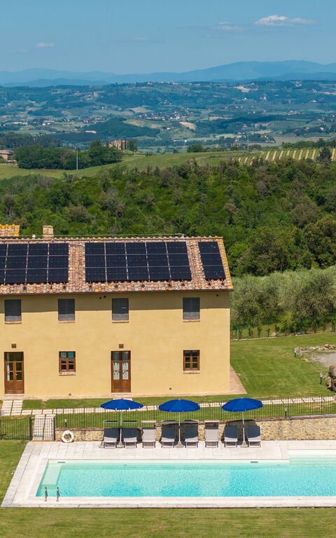 Villa Il Caggio: bassin, Extérieur, Extérieurs, Jardin, Vues