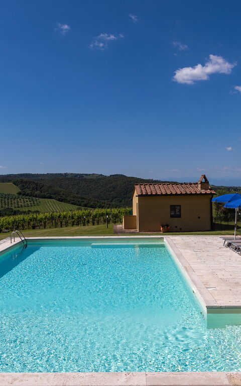Villa Il Caggio: bassin, Extérieur, Extérieurs, Vues